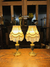 Load image into Gallery viewer, Vintage Pair Of Solid Brass Table Lamps, By ‘Einor Backstrom’ Of Sweden
