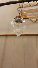 Load image into Gallery viewer, Antique French Glass &quot;Acorn&quot; Pendant Light
