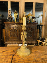 Load image into Gallery viewer, Antique 19th Century Bronze Table Lamp, Louis XVI Style
