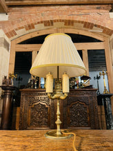 Load image into Gallery viewer, Antique 4 Arm Bouilotte Lamp, Solid Brass, Early 20th Century
