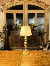 Load image into Gallery viewer, Antique 19th C Bronze Table Lamp, Louis XVI Style
