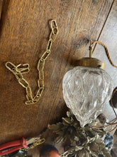 Load image into Gallery viewer, Antique French Glass &quot;Acorn&quot; Pendant Light
