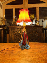 Load image into Gallery viewer, Vintage Mid-century Murano Sommerso Table Lamp
