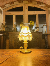 Load image into Gallery viewer, Antique Louis XVI “Cellar Light” Bronze Table Lamp, Signed ‘Henry Petitot’
