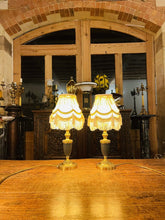 Load image into Gallery viewer, Vintage Pair Of Solid Brass Table Lamps, By ‘Einor Backstrom’ Of Sweden
