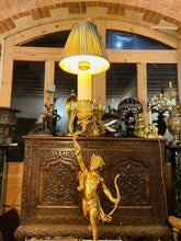 Load image into Gallery viewer, Antique 19th Century ‘Eros’ Solid Bronze Table Lamp
