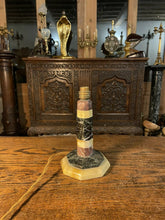 Load image into Gallery viewer, Antique Neoclassical Marble Table Lamp
