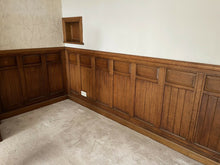 Load image into Gallery viewer, Antique Arts &amp; Crafts English Oak Panelling, Complete Room, Over 14 Metres
