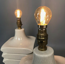 Load image into Gallery viewer, Rare Cari Zalloni Designer Pair Of Iconic Facette Table Lamps For German Steuler
