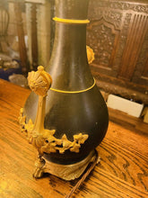 Load image into Gallery viewer, Pair Of Antique 19th Century Patinated &amp; Gilded Bronze Baluster Table Lamps,
