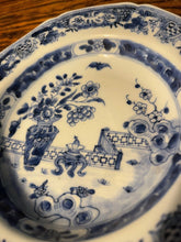 Load image into Gallery viewer, Antique 18th Century Chinese Blue And White Porcelain Plate Great Wall Of China
