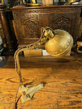 Load image into Gallery viewer, Antiwue Jugendstil Art Nouveau Brass Desk Lamp, 1910
