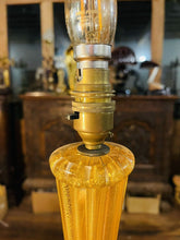 Load image into Gallery viewer, Murano Glass Lamp Real Gold by ‘Marbro Company’, Seguso Vetri d’Art, MCM
