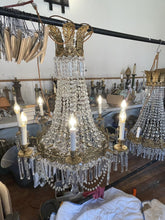 Load image into Gallery viewer, Antique 1900’s French Empire Crystal Chandelier, From London Palldium Theatre
