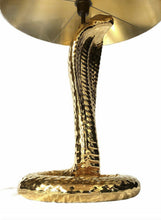 Load image into Gallery viewer, Rare Tommaso Barbi &quot;COBRA&quot; Gold Glazed Ceramic Lamp, 1970
