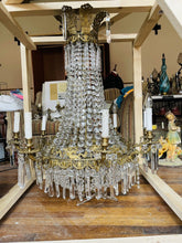 Load image into Gallery viewer, Antique 1900’s French Empire Crystal Chandelier, From London Palldium Theatre
