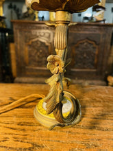 Load image into Gallery viewer, Antique Louis XVI Style Bronze And Porcelain Table Lamp, Sevres Style
