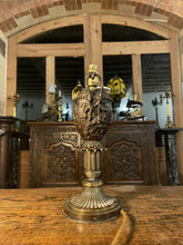 Load image into Gallery viewer, Antique Solid Bronze Urn Table Lamp, Classical Style, 19th Century
