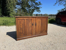 Load image into Gallery viewer, Early 20th Century Antique Quartersawn Oak School Cabinet, Housekeepers Cupboard
