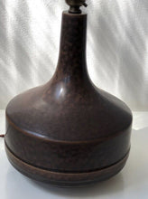 Load image into Gallery viewer, Mid-Century Brown Ceramic Table Lamp by Désirée Stentøj, 1960s MCM
